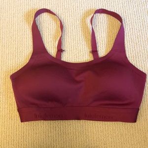 NWOT Lululemon Fine Form Bra, 32D, Star Ruby